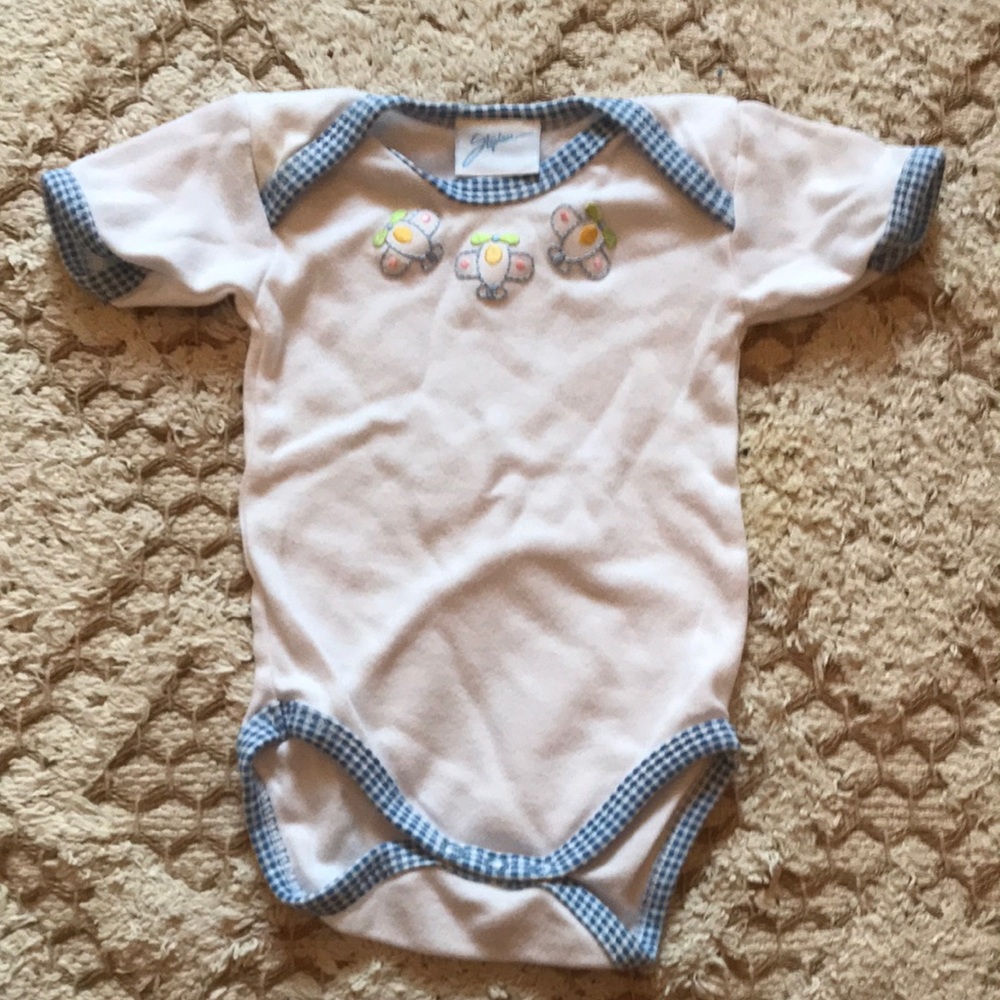 FREE!! ✈️ Boutique plane onesie 6-12‎ mos euc